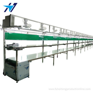 Double deck belt conveyor